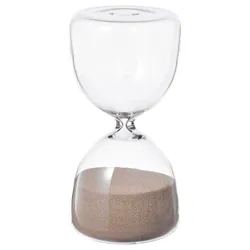 IKEA EFTERTÄNKA (004.954.83) декоративные песочные часы, прозрачное / песочное стекло