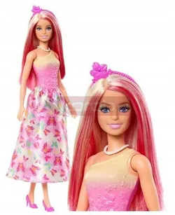 Кукла Барби Принцесса с длинными розово-светлыми волосами HRR08