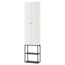 IKEA ENHET (293.314.53) поєднання настінного зберігання, антрацит / білий