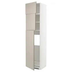 IKEA METOD(594.631.64) в ряд 3 двері, білий/Stensund beige