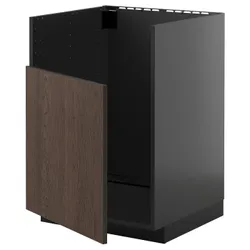 IKEA METOD(095.871.76) Кабінет ZL під високими, Blackoszary/Brown Sinarp