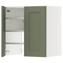 IKEA METOD(395.184.26) Капот -up шафа з полицею/дверима, Biały/axstad gria -green