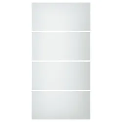 IKEA SVARTISDAL(204.735.69) 4 панелі для коробки розсувних дверей, імітація білого паперу