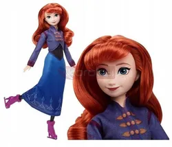 Кукла принцесса Анна из мультфильма «Холодное сердце»: фигуристка, кукла на коньках JBG54