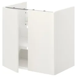 IKEA ENHET(193.224.30) умывальник с пол/дверью, белый