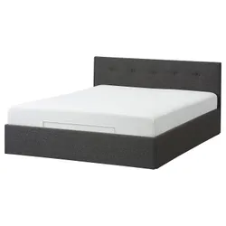 IKEA BJORBEKK (804.896.66) ліжко з контейнером, сірий