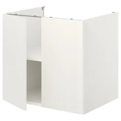 IKEA ENHET(093.210.06) стояча шафа з полицею/дверцями, білий