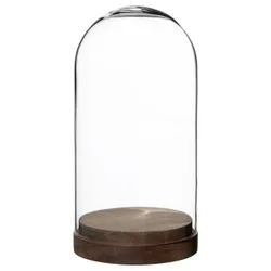 IKEA HARLIGA (303.272.52) Стеклянный купол с основанием, прозрачным стеклом