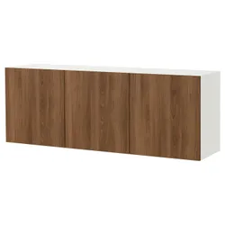IKEA BESTÅ(796.122.19) комбинация настенных шкафов, Белый/Лаппвикен грецкий орех