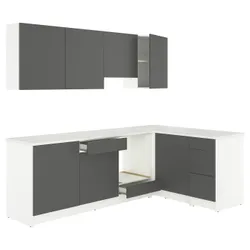 IKEA KNOXHULT(695.814.16) угловая кухня, темно -серый