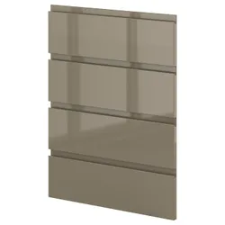IKEA METOD(295.770.44) 4 фронта для посудомоечной машины, Voxtorp темный блеск