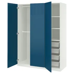 IKEA PAX / FYRUDDEN(395.816.15) Комбінація гардеробу, білий/синій