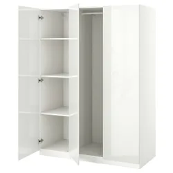 IKEA PAX / FARDAL(994.297.43) комбінований гардероб, білий / глянцевий білий