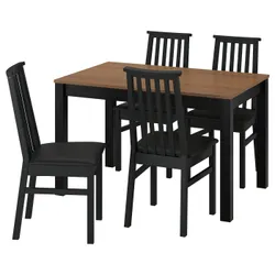 IKEA ÅLHULT / ÅLHULT(696.100.89) Стол и 4 стула