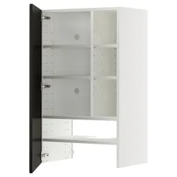 IKEA METOD(695.787.77) Капот -up шафа з полицею/дверима, Biały/Bodbyn Black