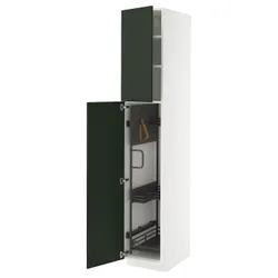 IKEA METOD(995.741.98) High Cabinet/Interior Inn, Белый/Havstorp Deep Green