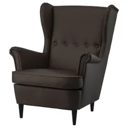 IKEA STRANDMON Крісло Wingback, Grann / Bomstad темно-коричневий (004.946.38)