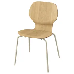 IKEA SKÅLSTA(796.087.45) стул, Okl Oak/Metal/светло -серый -разгр