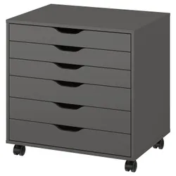 IKEA ALEX(205.888.91) комод на колесах, темно -серый