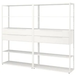 IKEA FJÄLKINGE (399.325.38) книжкова шафа з ящиками, білий