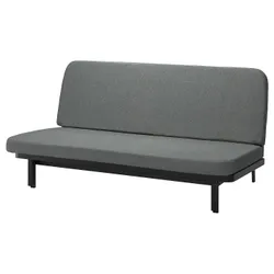 IKEA NYHAMN(994.999.91) 3-местный диван-кровать, с поролоновым матрасом/Скартофта черный/светло-серый