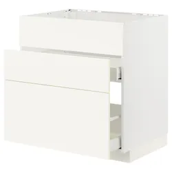 IKEA METOD / MAXIMERA(995.071.75) справа, зліва, зліва + 3fr/2sz, білий/Вальстена білий
