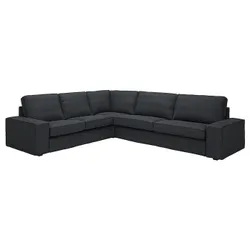 IKEA KIVIK(394.828.61) 5-местный угловой диван, Антрацит Тресунд