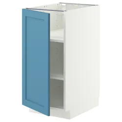 IKEA METOD(996.018.37) ST/полки, Biały/Lerhyttan Blue
