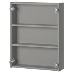 IKEA ENHET(404.404.55) подвесной шкаф с 2 полками, серый