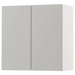 IKEA SMÅSTAD (093.899.54) Стенной шкаф, белый серый / с 1 полкой