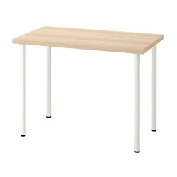 IKEA LINNMON / ADILS(794.163.36) стол письменный, под беленый дуб / белый