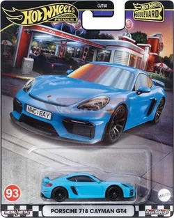 Hot Wheels Premium Boulevard 93, модель HRT71, Porsche 718 Cayman GT4