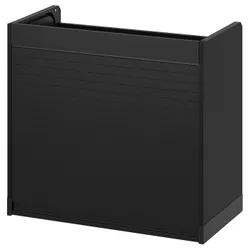 IKEA TITTEBO(205.502.75) шкаф со шторкой для мелкой техники, черный