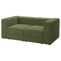 IKEA JÄTTEBO(294.714.05) Модульный диван, 2-местный, Самсала темно-желто-зеленая