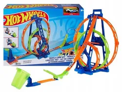 Набор треков HOT WHEELS ACTION TRACK SET с тройной петлей, пусковое устройство, сборка трека HMX38
