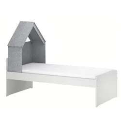 IKEA SLÄKT(996.084.19) рамка, з доповненням до ліжка/сірого