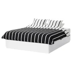 IKEA NORDLI (403.498.47) Ліжко з ящиками, біла