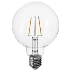 IKEA LUNNOM(605.393.04) Светодиодная лампа E27 150 люмен, прозрачный шар