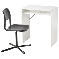 IKEA TORALD / SMÄLLEN(694.885.74) стол и стул, белый черный