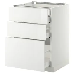 IKEA METOD / MAXIMERA(799.116.85) сз стж 3пр/2н/ср/в сзу, белый / Рингхульт белый