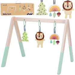 НАВЧАЛЬНА ГІМНАСТИЧНА ПІДСТАВКА BABY GYM 3 ІГРАШКОВІ ПІДВІСКИ TooKY