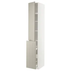 IKEA METOD / MAXIMERA(994.633.98) висота 3 / 1d / 2h, білий/Stensund beige