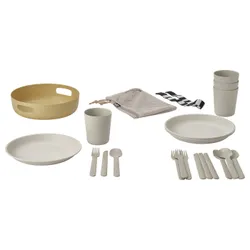 IKEA MARULK(505.945.03) 21-элементный набор для пикника, разные цвета