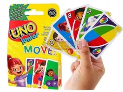 Карткова гра UNO JUNIOR MOVIE, оригінальні культові картки від Mattel HNN03