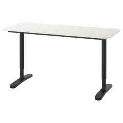 IKEA BEKANT(790.063.58) письмовий стіл, Білий чорний