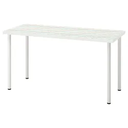 IKEA LAGKAPTEN / ADILS(295.827.76) рабочий стол, Разноцветная/белая решетка