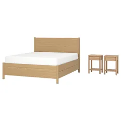 IKEA TONSTAD(395.775.57) Набір меблів для спальні 3 шт, з контейнерами для постільної білизни/дуба Okl