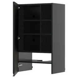 IKEA METOD(495.890.17) Капот -up шафа з полицею/дверима, Чарнозарій/upplöv матовий антрацит