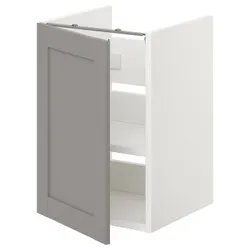 IKEA ENHET(993.211.20) умивальник з половиною /двер, біло-сіра рамка