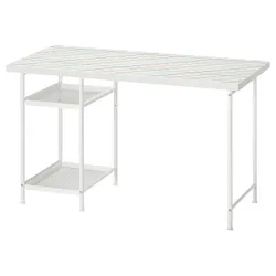 IKEA LAGKAPTEN / SPÄND(995.827.73) рабочий стол, Клетчатый/разноцветный белый